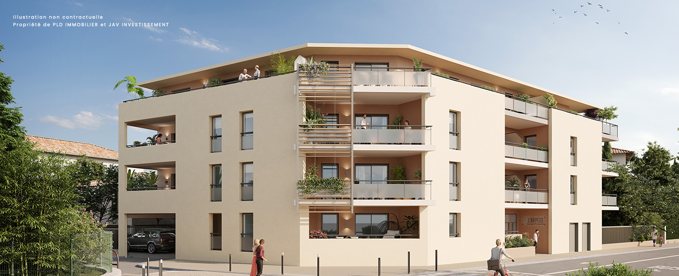 L'Arpège à Aix en Provence - programme immobilier par JAV investissement
