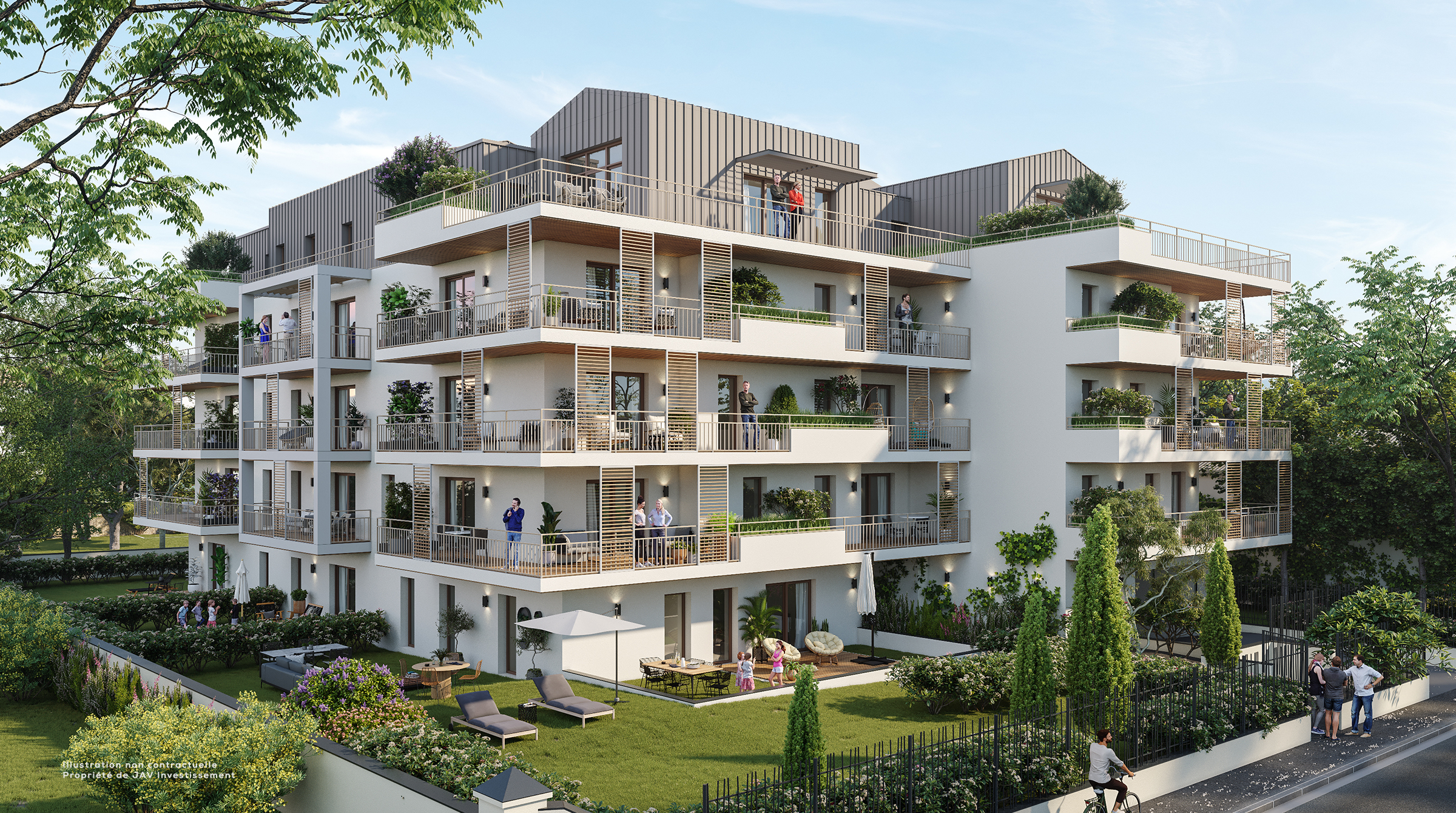 Les Patios de Claire Marseille 8ème - programme immobilier par JAV investissement